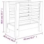 Solid walnut wood magazine rack 40x26.5x38.5 cm by vidaXL, Magazine racks - Ref: Foro24-350348, Price: 32,82 €, Discount: %
