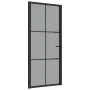 Innentür EGS-Glas und schwarzes Aluminium 93x201,5 cm von vidaXL, Türen für zu Hause - Ref: Foro24-350566, Preis: 257,83 €, R...