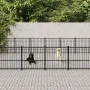 Zwinger aus Stahl für den Außenbereich 37,64 m² von vidaXL, Hundehütten und Zäune - Ref: Foro24-3124638, Preis: 908,35 €, Rab...