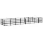Outdoor steel dog kennel 15.02 m² by vidaXL, Dog kennels and fences - Ref: Foro24-3124604, Price: 668,48 €, Discount: %
