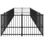 Outdoor steel dog kennel 15.02 m² by vidaXL, Dog kennels and fences - Ref: Foro24-3124604, Price: 668,48 €, Discount: %