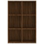 Regal/Sideboard aus eichenbraunem Sperrholz, 66 x 30 x 98 cm von vidaXL, Bücherregale und Regale - Ref: Foro24-815296, Preis:...