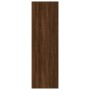 Estantería/Aparador contrachapada marrón roble 66x30x98 cm