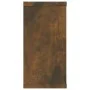 Cubic wall shelf 2 pcs smoked oak wood 100x15x30cm by vidaXL, Shelves and shelves - Ref: Foro24-815906, Price: 31,76 €, Disco...