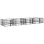Steel outdoor kennel 15.02 m² by vidaXL, Dog kennels and fences - Ref: Foro24-3124666, Price: 1,00 €, Discount: %