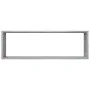 Estante cúbico de pared 4 uds madera gris Sonoma 80x15x26,5 cm de vidaXL, Estantes y estanterías - Ref: Foro24-815919, Precio...