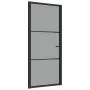 Innentür ESG Glas und schwarzes Aluminium 93x201,5 cm von vidaXL, Türen für zu Hause - Ref: Foro24-350562, Preis: 259,64 €, R...