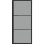 Innentür ESG Glas und schwarzes Aluminium 93x201,5 cm von vidaXL, Türen für zu Hause - Ref: Foro24-350562, Preis: 259,64 €, R...