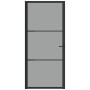 Innentür ESG Glas und schwarzes Aluminium 93x201,5 cm von vidaXL, Türen für zu Hause - Ref: Foro24-350562, Preis: 281,23 €, R...