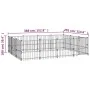 Steel outdoor kennel 11.58 m² by vidaXL, Dog kennels and fences - Ref: Foro24-3124617, Price: 463,66 €, Discount: %