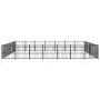 Outdoor steel dog kennel 46.1 m² by vidaXL, Dog kennels and fences - Ref: Foro24-3124650, Price: 972,63 €, Discount: %