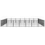 Outdoor steel dog kennel 46.1 m² by vidaXL, Dog kennels and fences - Ref: Foro24-3124650, Price: 972,63 €, Discount: %
