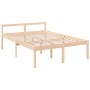 Cama para personas mayores con cabecero madera maciza 140x190cm