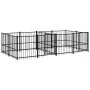 Steel outdoor kennel 7.51 m² by vidaXL, Dog kennels and fences - Ref: Foro24-3124664, Price: 521,56 €, Discount: %
