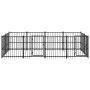 Steel outdoor kennel 7.51 m² by vidaXL, Dog kennels and fences - Ref: Foro24-3124664, Price: 521,56 €, Discount: %