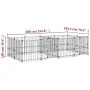 Steel outdoor kennel 7.51 m² by vidaXL, Dog kennels and fences - Ref: Foro24-3124664, Price: 521,56 €, Discount: %