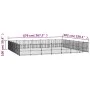 Perrera de exterior de acero 39,52 m² de vidaXL, Casetas y cercados para perros - Ref: Foro24-3124644, Precio: 907,35 €, Desc...