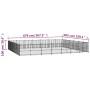Stahlzwinger für den Außenbereich 39,52 m² von vidaXL, Hundehütten und Zäune - Ref: Foro24-3124644, Preis: 919,77 €, Rabatt: %