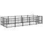 Steel outdoor kennel 9.38 m² by vidaXL, Dog kennels and fences - Ref: Foro24-3124601, Price: 463,66 €, Discount: %