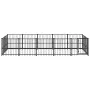 Steel outdoor kennel 9.38 m² by vidaXL, Dog kennels and fences - Ref: Foro24-3124601, Price: 463,66 €, Discount: %