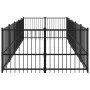 Steel outdoor kennel 9.38 m² by vidaXL, Dog kennels and fences - Ref: Foro24-3124601, Price: 463,66 €, Discount: %