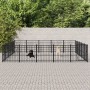 Außengehege aus Stahl 23,52 m² von vidaXL, Hundehütten und Zäune - Ref: Foro24-3124635, Preis: 687,03 €, Rabatt: %