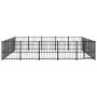 Perrera de exterior de acero 23,52 m² by vidaXL, Dog kennels and fences - Ref: Foro24-3124635, Price: 668,48 €, Discount: %