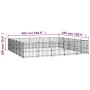 Perrera de exterior de acero 23,52 m² de vidaXL, Casetas y cercados para perros - Ref: Foro24-3124635, Precio: 686,82 €, Desc...