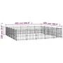 Perrera de exterior de acero 23,52 m² by vidaXL, Dog kennels and fences - Ref: Foro24-3124635, Price: 668,48 €, Discount: %