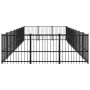 Steel outdoor kennel 22.58 m² by vidaXL, Dog kennels and fences - Ref: Foro24-3124621, Price: 790,65 €, Discount: %