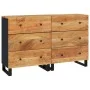 Sideboard 2 Stück massives Akazienholz 60x33x75 cm von vidaXL, Sideboards - Ref: Foro24-3143636, Preis: 366,68 €, Rabatt: %