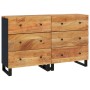 Sideboard 2 Stück massives Akazienholz 60x33x75 cm von vidaXL, Sideboards - Ref: Foro24-3143636, Preis: 375,57 €, Rabatt: %