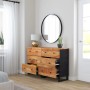 Sideboard 2 Stück massives Akazienholz 60x33x75 cm von vidaXL, Sideboards - Ref: Foro24-3143636, Preis: 375,57 €, Rabatt: %