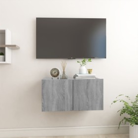 TV-Hängeschrank aus grauem Sonoma-Sperrholz, 60 x 30 x 30 cm von vidaXL, TV-Möbel - Ref: Foro24-815870, Preis: 34,91 €, Rabat...