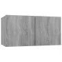 TV-Hängeschrank aus grauem Sonoma-Sperrholz, 60 x 30 x 30 cm von vidaXL, TV-Möbel - Ref: Foro24-815870, Preis: 34,42 €, Rabat...