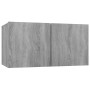 TV-Hängeschrank aus grauem Sonoma-Sperrholz, 60 x 30 x 30 cm von vidaXL, TV-Möbel - Ref: Foro24-815870, Preis: 34,91 €, Rabat...