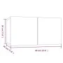 TV-Hängeschrank aus grauem Sonoma-Sperrholz, 60 x 30 x 30 cm von vidaXL, TV-Möbel - Ref: Foro24-815870, Preis: 34,42 €, Rabat...