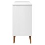 Mesita de noche MOLDE madera maciza de pino blanca 113x40x80 cm | Foro24.es | Tu tienda online para hogar, jardín y más Foro24.es
