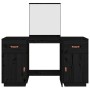 Dresser with solid black pine wood mirror by vidaXL, Bedroom Dressers - Ref: Foro24-3107838, Price: 257,19 €, Discount: %
