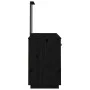 Tocador con espejo madera maciza de pino negro de vidaXL, Tocadores para dormitorios - Ref: Foro24-3107838, Precio: 253,59 €,...