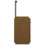 Tocador con espejo madera maciza de pino marrón miel de vidaXL, Tocadores para dormitorios - Ref: Foro24-3107837, Precio: 240...