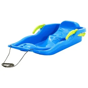 Trineo con frenos polipropileno azul 87x40x18 cm de vidaXL, Trineos - Ref: Foro24-93713, Precio: 34,57 €, Descuento: %