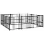 Perrera de exterior de acero 8,47 m² by vidaXL, Dog kennels and fences - Ref: Foro24-3124616, Price: 395,74 €, Discount: %