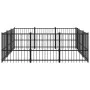 Perrera de exterior de acero 8,47 m² by vidaXL, Dog kennels and fences - Ref: Foro24-3124616, Price: 395,74 €, Discount: %
