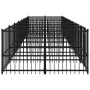 Perrera de exterior de acero 15,02 m² by vidaXL, Dog kennels and fences - Ref: Foro24-3124585, Price: 1,00 €, Discount: %