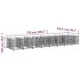 Perrera de exterior de acero 15,02 m² by vidaXL, Dog kennels and fences - Ref: Foro24-3124585, Price: 1,00 €, Discount: %