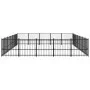 Steel outdoor kennel 32.93 m² by vidaXL, Dog kennels and fences - Ref: Foro24-3124637, Price: 844,05 €, Discount: %