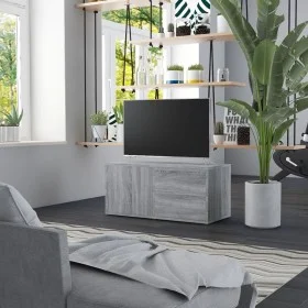 Sonoma TV-Möbel aus grauem Sperrholz 80x34x36 cm von vidaXL, TV-Möbel - Ref: Foro24-815496, Preis: 50,41 €, Rabatt: %