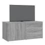 Sonoma TV-Möbel aus grauem Sperrholz 80x34x36 cm von vidaXL, TV-Möbel - Ref: Foro24-815496, Preis: 51,04 €, Rabatt: %