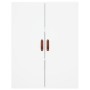 Armarios de pared 2 unidades blanco 69,5x34x90 cm